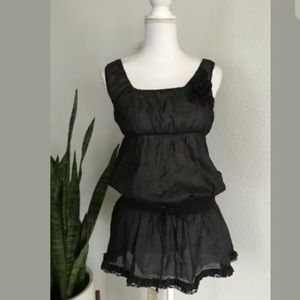 See By Chloe Silk Raw Edge Sleeveless Floral Top